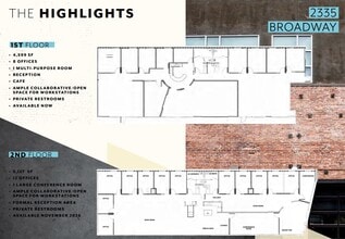 2335-2345 Broadway, Oakland, CA à louer Plan d’étage– Image 1 sur 7