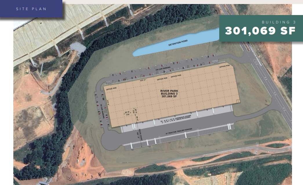 301 Logistics Pky, Jackson, GA à louer Plan de site– Image 1 sur 1