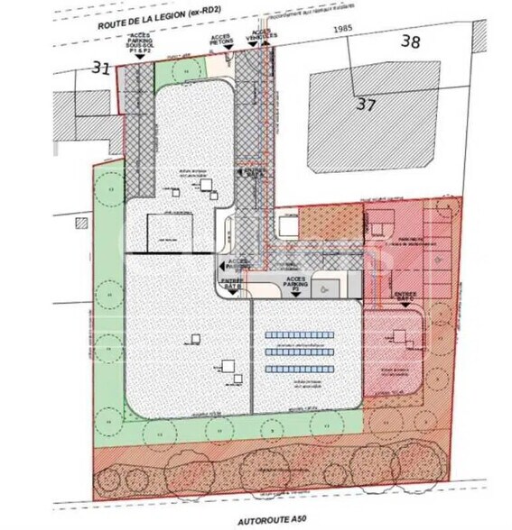 2005 Route De La Légion, Aubagne à vendre - Plan de site – Image 2 sur 4