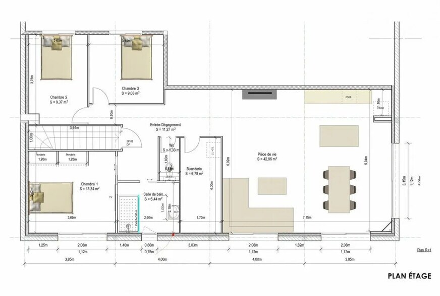Local d'activités dans Argences à vendre - Plan d’étage – Image 3 sur 3