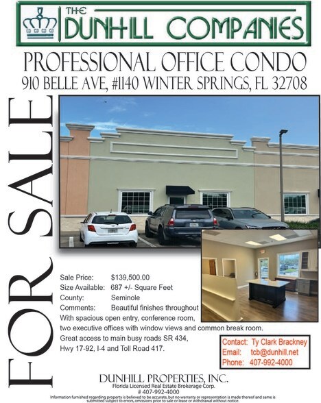 910-930 Belle Ave, Winter Springs, FL à vendre - Photo de l’immeuble – Image 3 sur 3