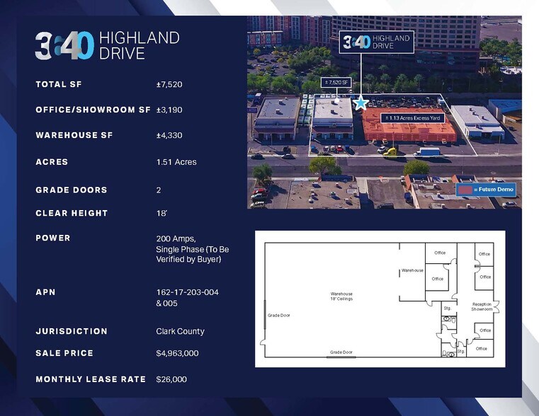 3640 S Highland Dr, Las Vegas, NV à louer - Autre – Image 2 sur 7