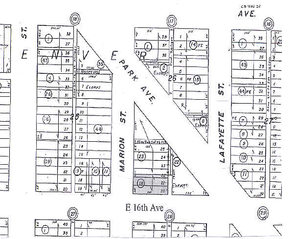 1201 E 16th Ave, Denver, CO à vendre - Plan cadastral – Image 3 sur 29