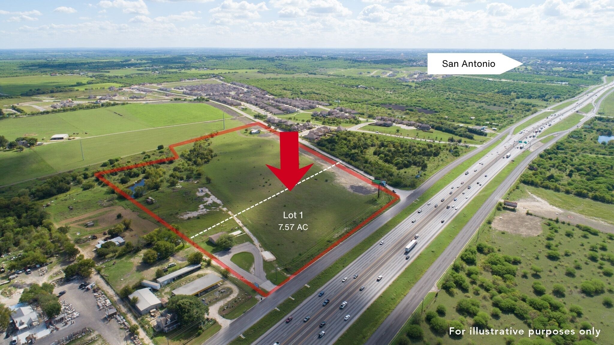 25090 Interstate 35 N & Eckhardt Rd, Schertz, TX à vendre Photo principale– Image 1 sur 20