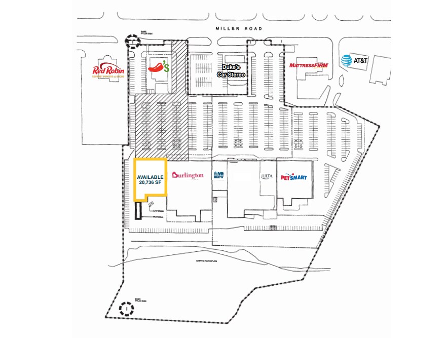 4135 Miller Rd, Flint, MI à louer Plan de site– Image 1 sur 1