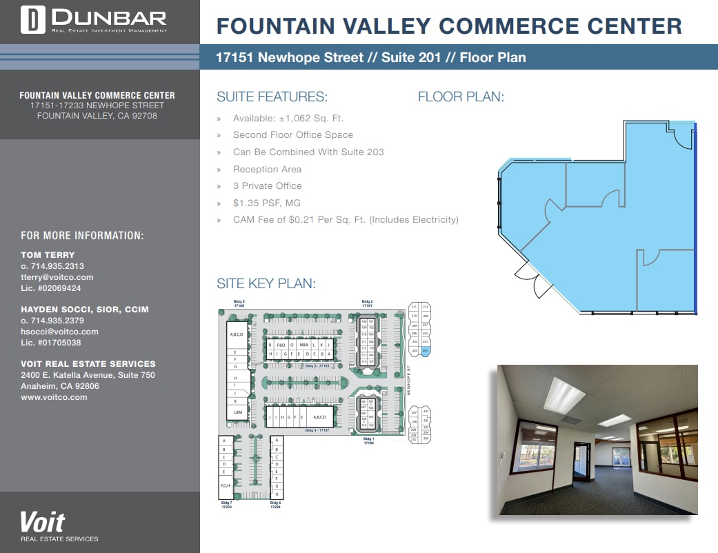 17151 Newhope St, Fountain Valley, CA à louer Plan d’étage– Image 1 sur 1