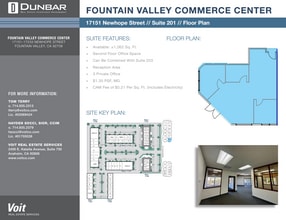 17151 Newhope St, Fountain Valley, CA à louer Plan d’étage– Image 1 sur 1