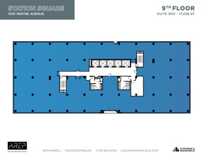 1100 Wayne Ave, Silver Spring, MD à louer Plan d’étage– Image 1 sur 7