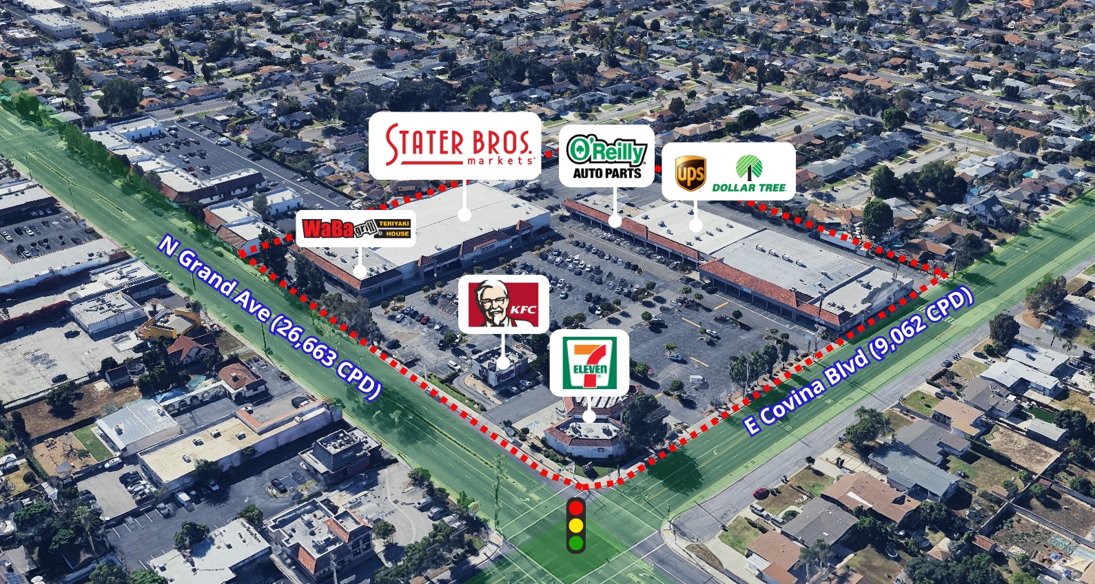 1001-1075 N Grand Ave, Covina, CA à louer Aérien– Image 1 sur 4