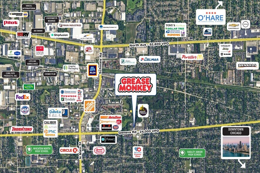 835 E Geneva Rd, Carol Stream, IL à vendre - Photo de l’immeuble – Image 3 sur 6