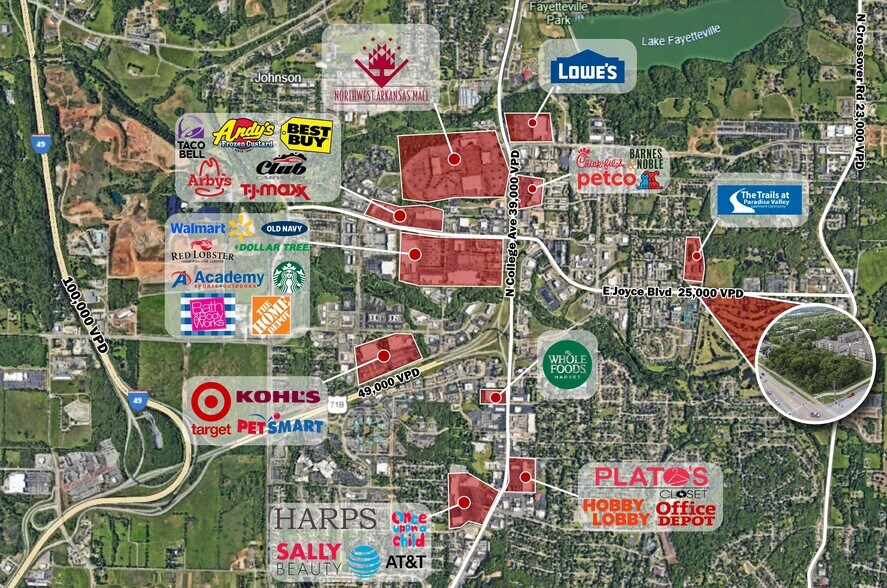 E Joyce Boulevard & Old Missouri rd, Fayetteville, AR à vendre - Photo de l’immeuble – Image 2 sur 16