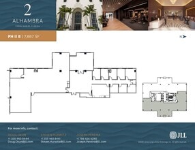 2 Alhambra Plz, Coral Gables, FL à louer Plan d’étage– Image 1 sur 1