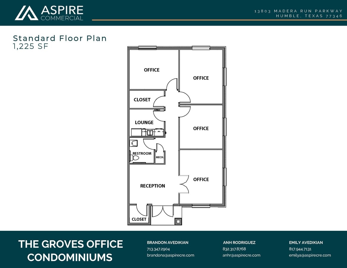 13803 Madera Run, Humble, TX 77346 - Lot 803 -  - Plan d’étage - Image 1 of 7