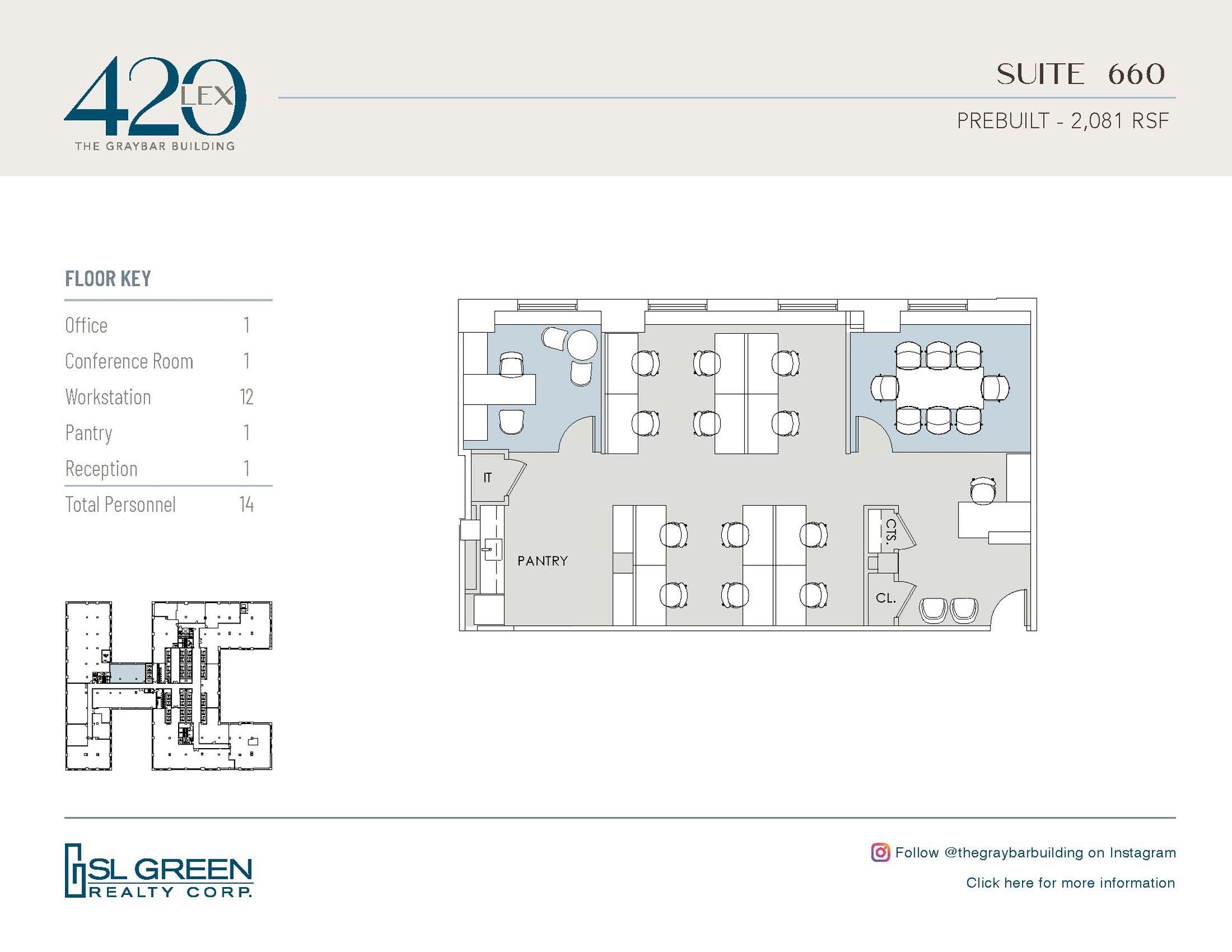 420 Lexington Ave, New York, NY à louer Plan d’étage– Image 1 sur 1