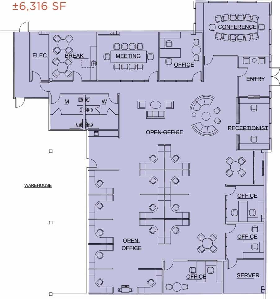 20001-20021 S Rancho Way, Rancho Dominguez, CA à louer Plan d’étage– Image 1 sur 2