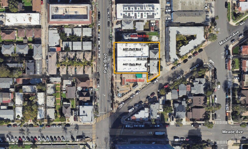4411-4421 Park Blvd, San Diego, CA à vendre - Aérien – Image 3 sur 38