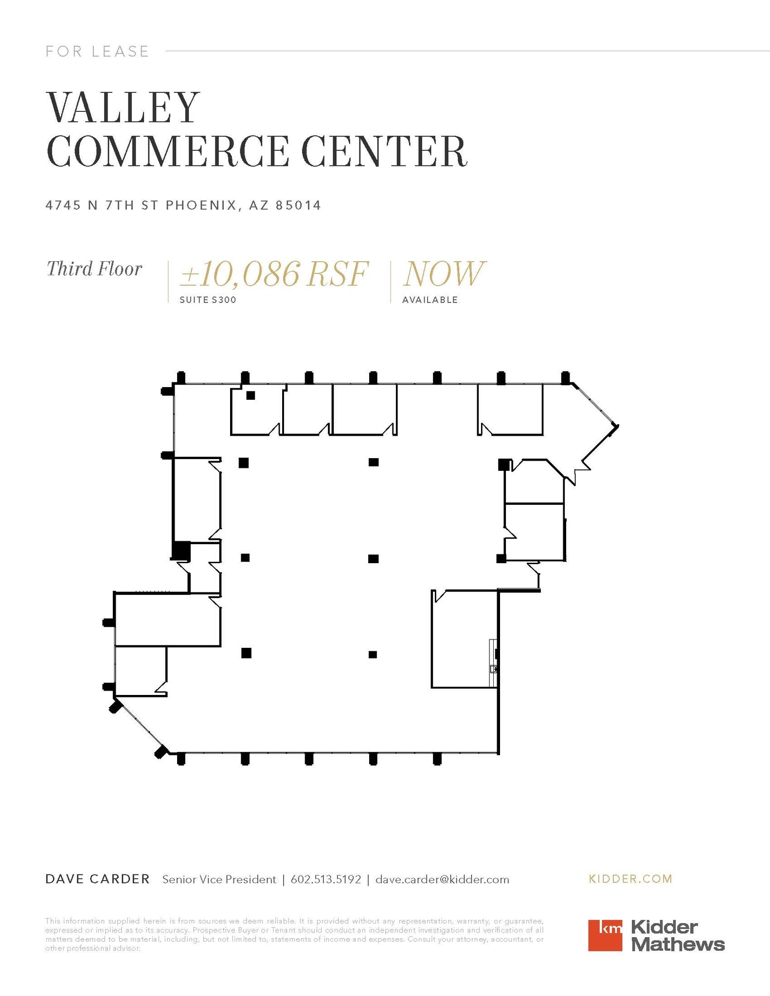 4745 N 7th St, Phoenix, AZ à louer Plan d’étage– Image 1 sur 1