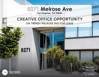 Plus de détails pour 8271 Melrose Ave, Los Angeles, CA - Différents types d’espaces à louer