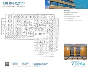 2707 Butterfield Rd, Oak Brook, IL à louer Plan d’étage– Image 1 sur 1