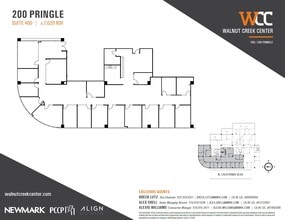 100 Pringle Ave, Walnut Creek, CA à louer Plan d’étage– Image 1 sur 1