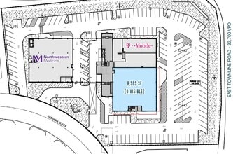 850-870 N Milwaukee Ave, Vernon Hills, IL à louer Plan d’étage– Image 1 sur 1