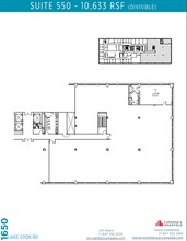 1650 Lake Cook Rd, Deerfield, IL à louer Plan d’étage– Image 1 sur 9