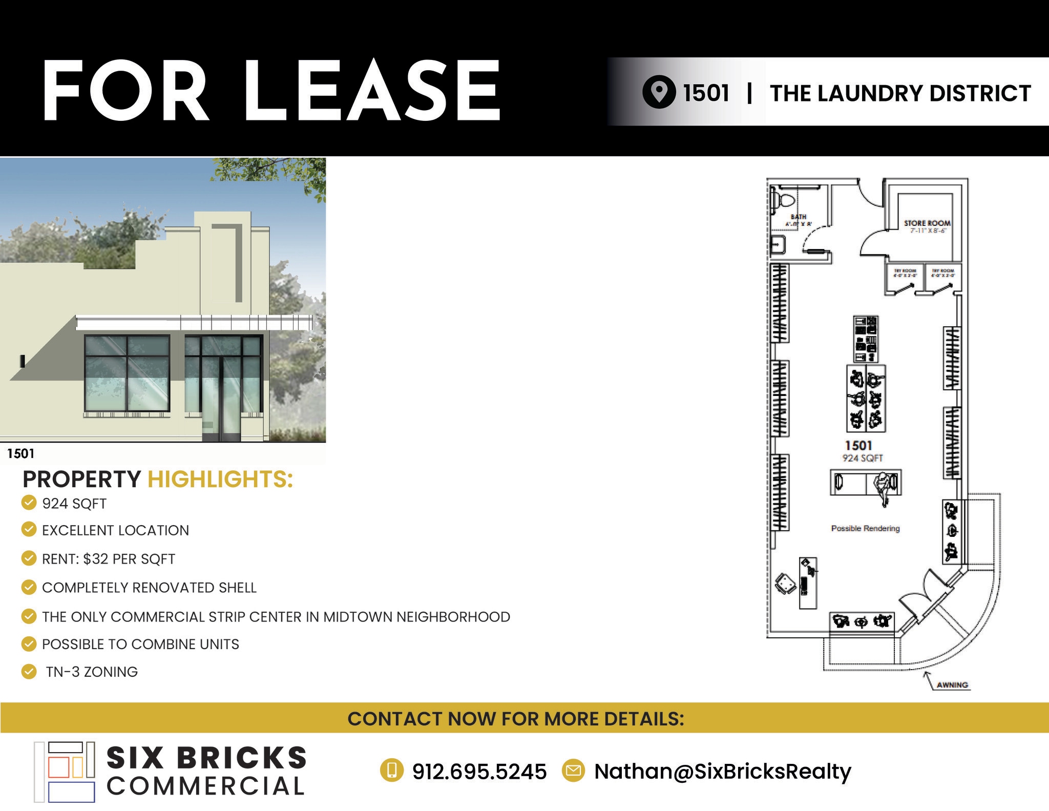 1501-1509 Paulsen St, Savannah, GA à louer Photo de l’immeuble– Image 1 sur 1