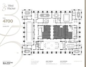 35 W Wacker Dr, Chicago, IL à louer Plan d’étage– Image 1 sur 9