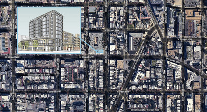 2002 11th St NW, Washington, DC - VUE AÉRIENNE  vue de carte