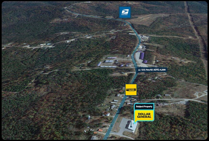 12051 Highway 62, Henderson, AR à vendre - Aérien – Image 3 sur 3