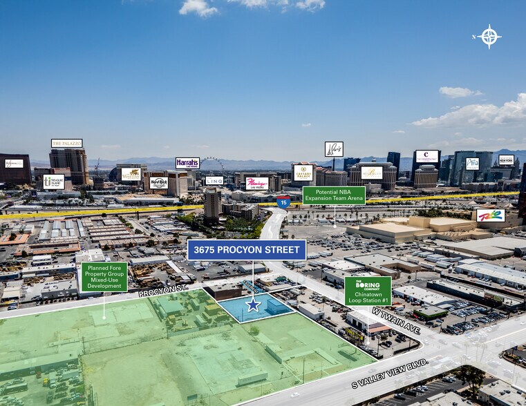 3675 Procyon St, Las Vegas, NV à vendre - Aérien – Image 3 sur 4