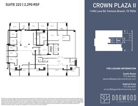 11498 Luna Rd, Farmers Branch, TX à louer Plan de site– Image 1 sur 1