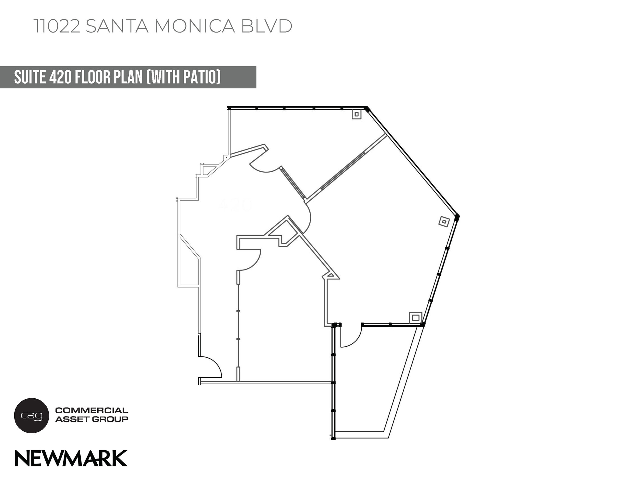 11022 Santa Monica Blvd, Los Angeles, CA à louer Plan d’étage– Image 1 sur 6
