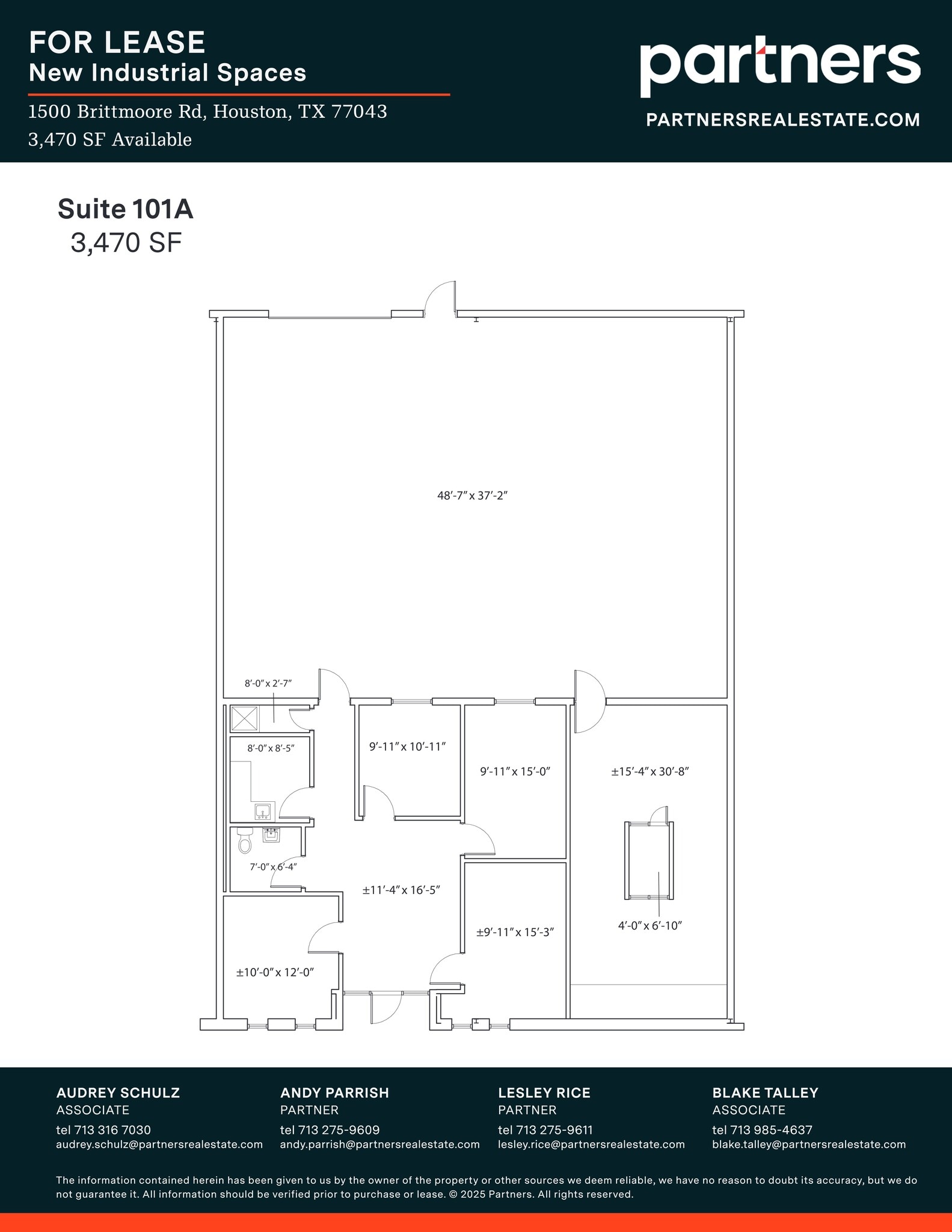 1500 Brittmoore Rd, Houston, TX à louer Plan de site– Image 1 sur 1