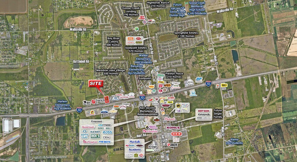 4221-B East Freeway Hwy, Baytown, TX à vendre - Aérien – Image 3 sur 4