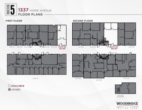 1321 Howe Ave, Sacramento, CA à louer Plan d’étage– Image 1 sur 1