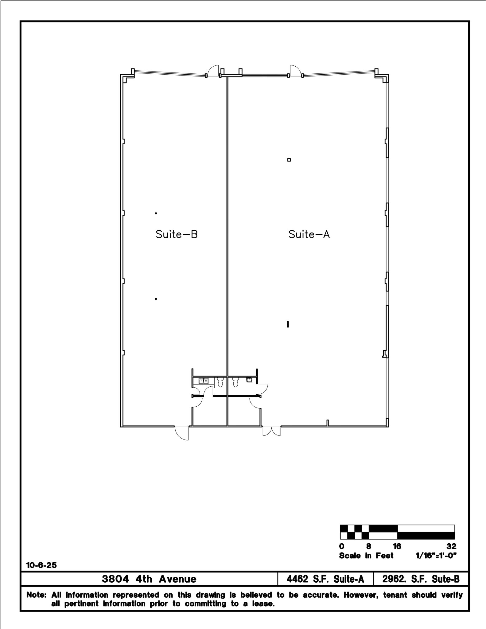 3804-3806 4th Ave, San Diego, CA à louer Plan de site– Image 1 sur 1