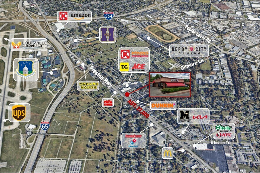 5101 Preston Hwy, Louisville, KY à louer - Photo de l’immeuble – Image 1 sur 5