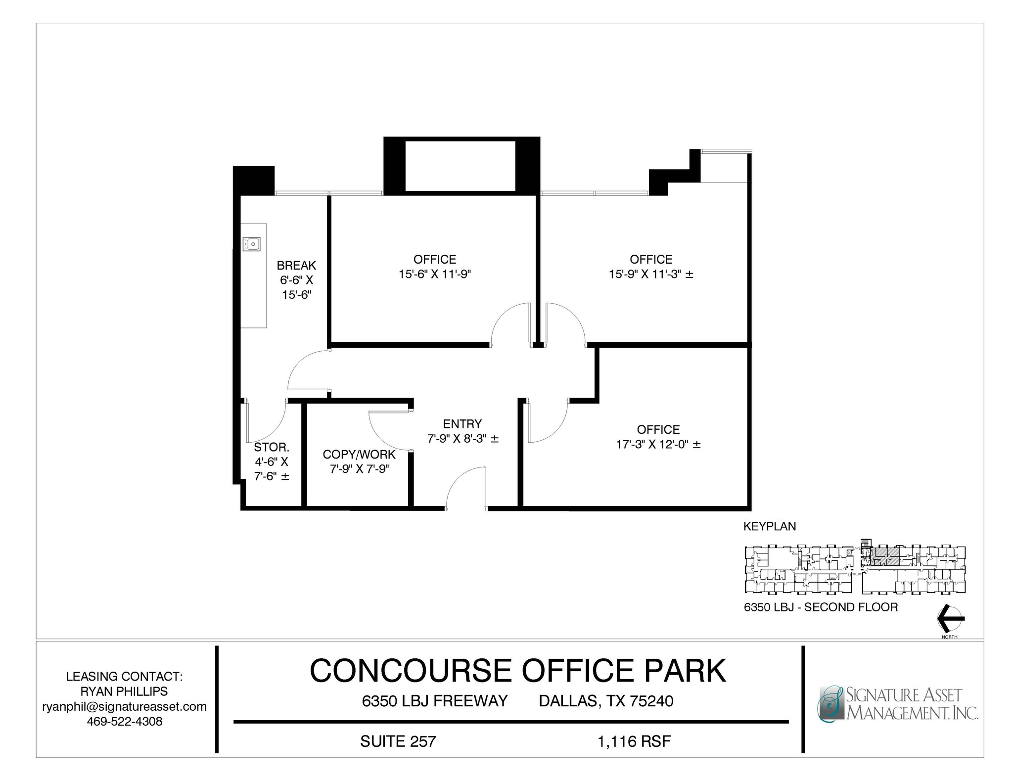 6350 LBJ Fwy, Dallas, TX à louer Plan d’étage– Image 1 sur 1