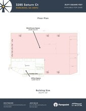 3285 Saturn Ct, Norcross, GA à vendre Plan d’étage– Image 1 sur 1