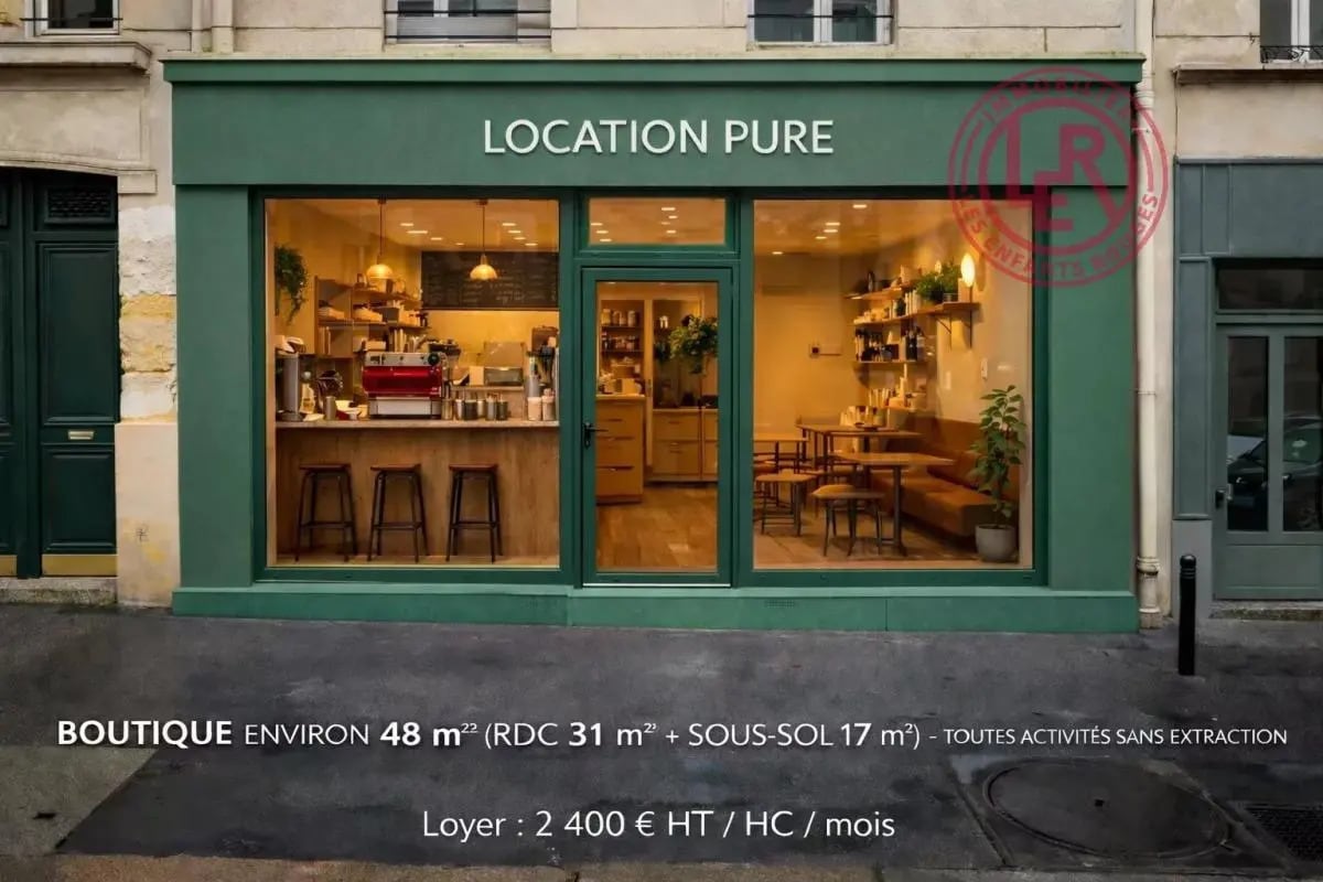 Local commercial dans Paris à louer Photo de l’immeuble– Image 1 sur 3