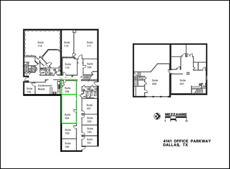 4141 Office Pky, Dallas, TX à louer - Photo de l’immeuble – Image 3 sur 9