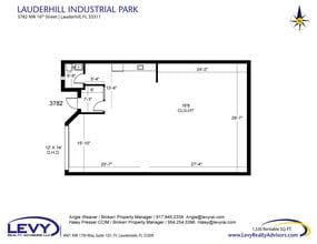 3700-3798 NW 16th St, Lauderhill, FL à louer Plan d’étage– Image 2 sur 2