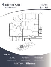 777 Oakmont Ln, Westmont, IL à louer Plan d’étage– Image 1 sur 2