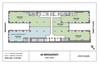 65 Broadway, New York, NY à louer Plan de site– Image 1 sur 6