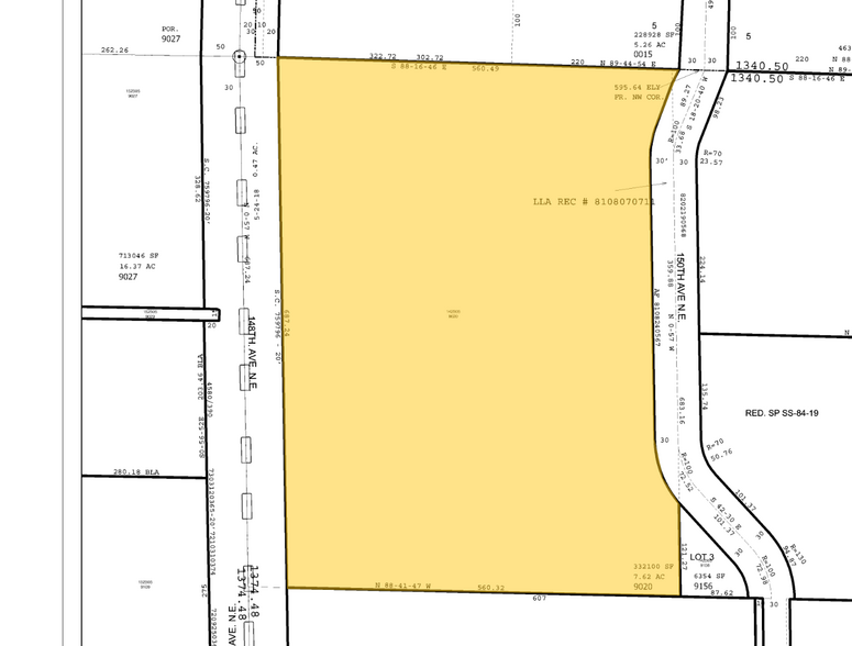 5010 148th Ave NE, Redmond, WA à louer - Plan cadastral – Image 3 sur 3