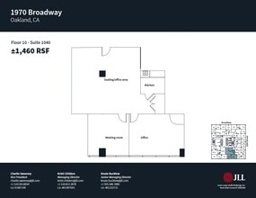 1970 Broadway, Oakland, CA à louer Plan d’étage– Image 1 sur 1