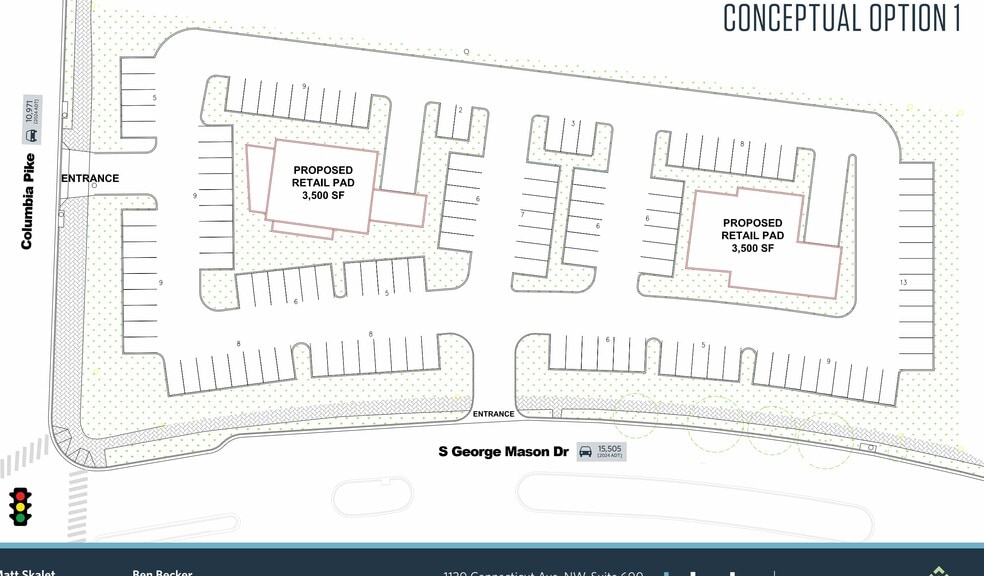 4110 Columbia Pike, Arlington, VA à louer - Plan de site – Image 1 sur 4