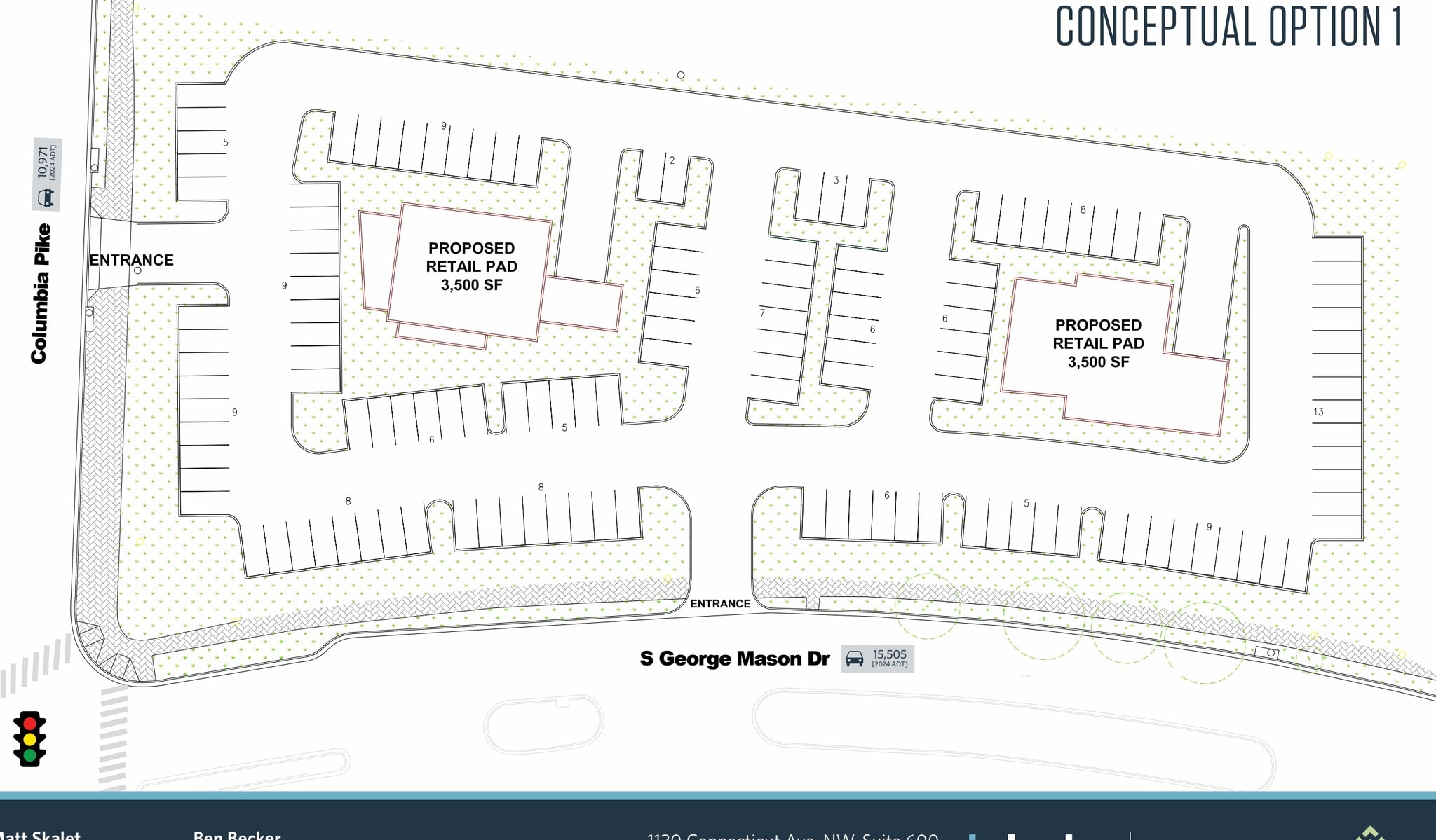 4110 Columbia Pike, Arlington, VA à louer Plan de site– Image 1 sur 5