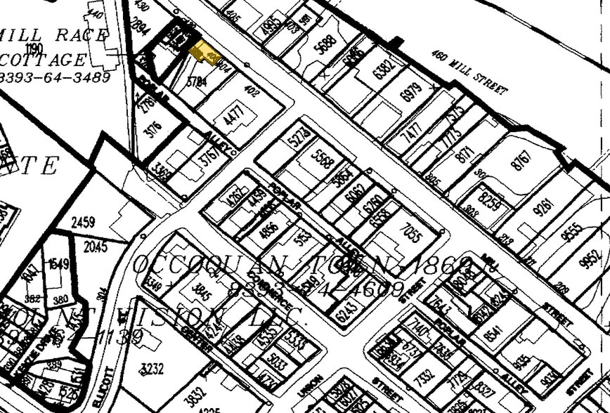 406 Mill St, Occoquan, VA à louer - Plan cadastral – Image 3 sur 3